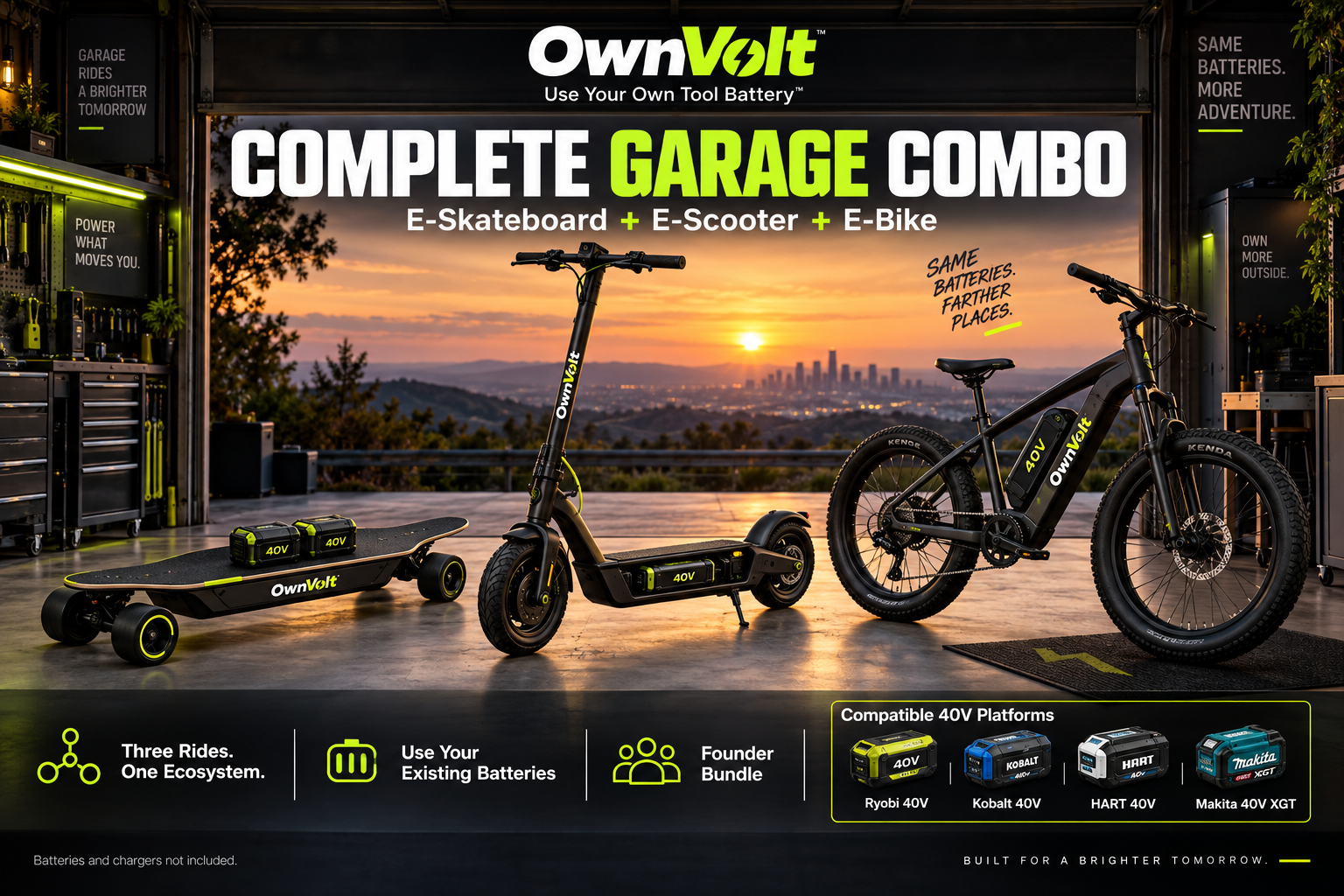 OwnVolt complete garage concept